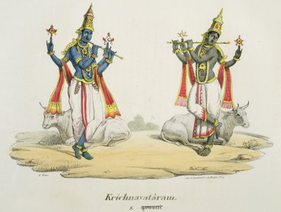 كريشنا فينوجوبالا ، نقش دي مارليت ودو بولوي بواسطة إميل بو